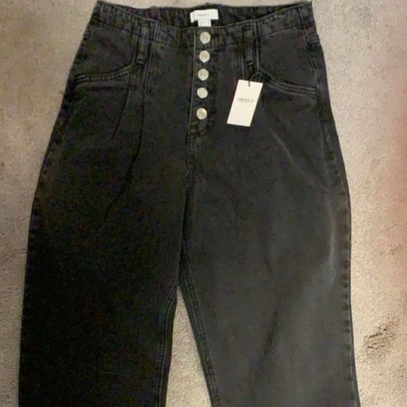 Forever 21 black jeans size 4 - Picture 2 of 2